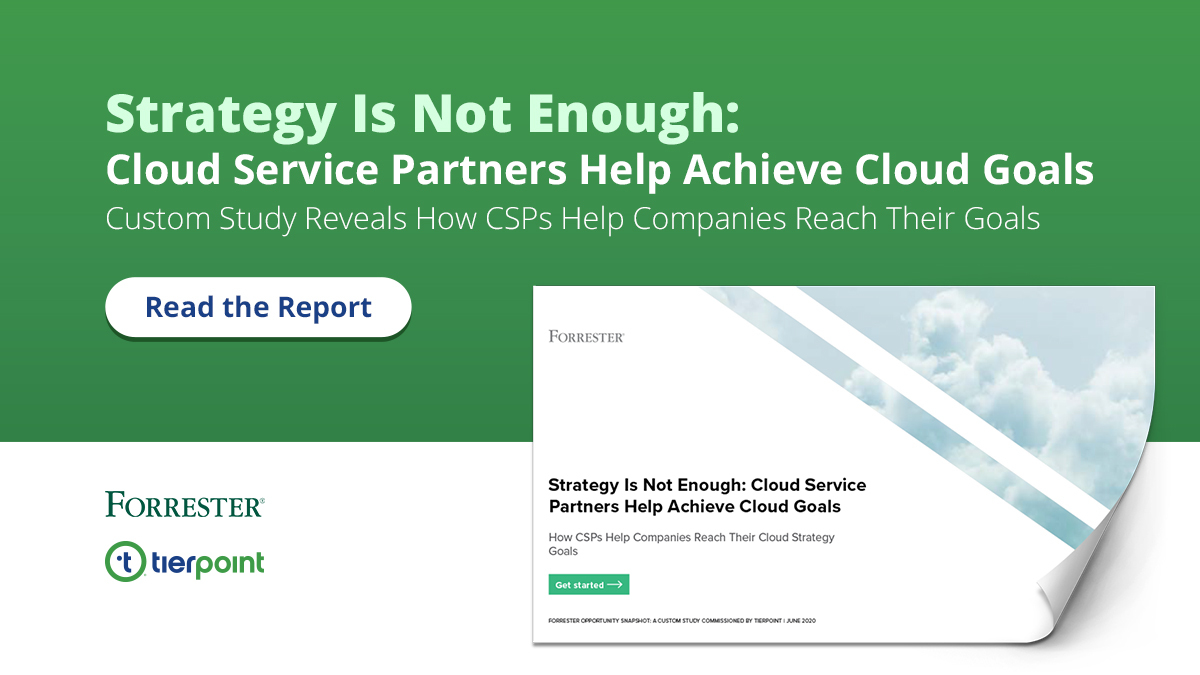 Forrester-Strategy Is Not Enough: Cloud Service Providers Help Achieve Cloud Goals